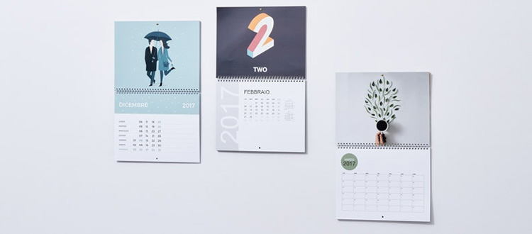 Oferta imprenta calendarios pared