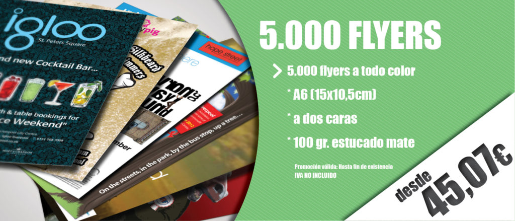 Oferta Flyers y folletos A6