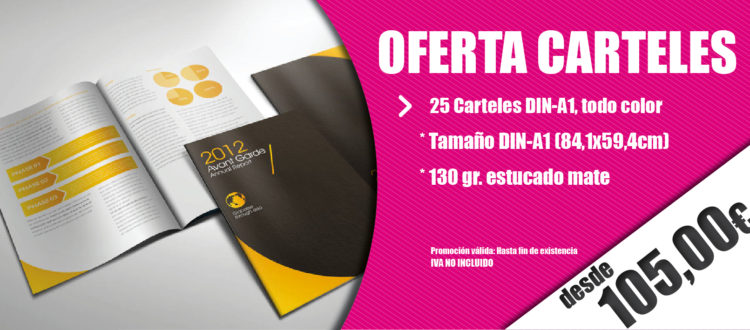 Imprenta oferta carteles