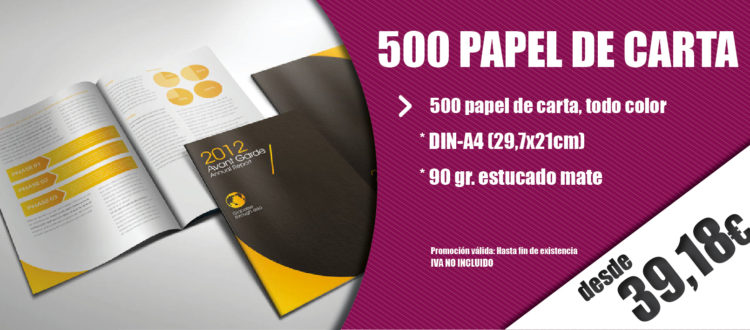 oferta papel de carta